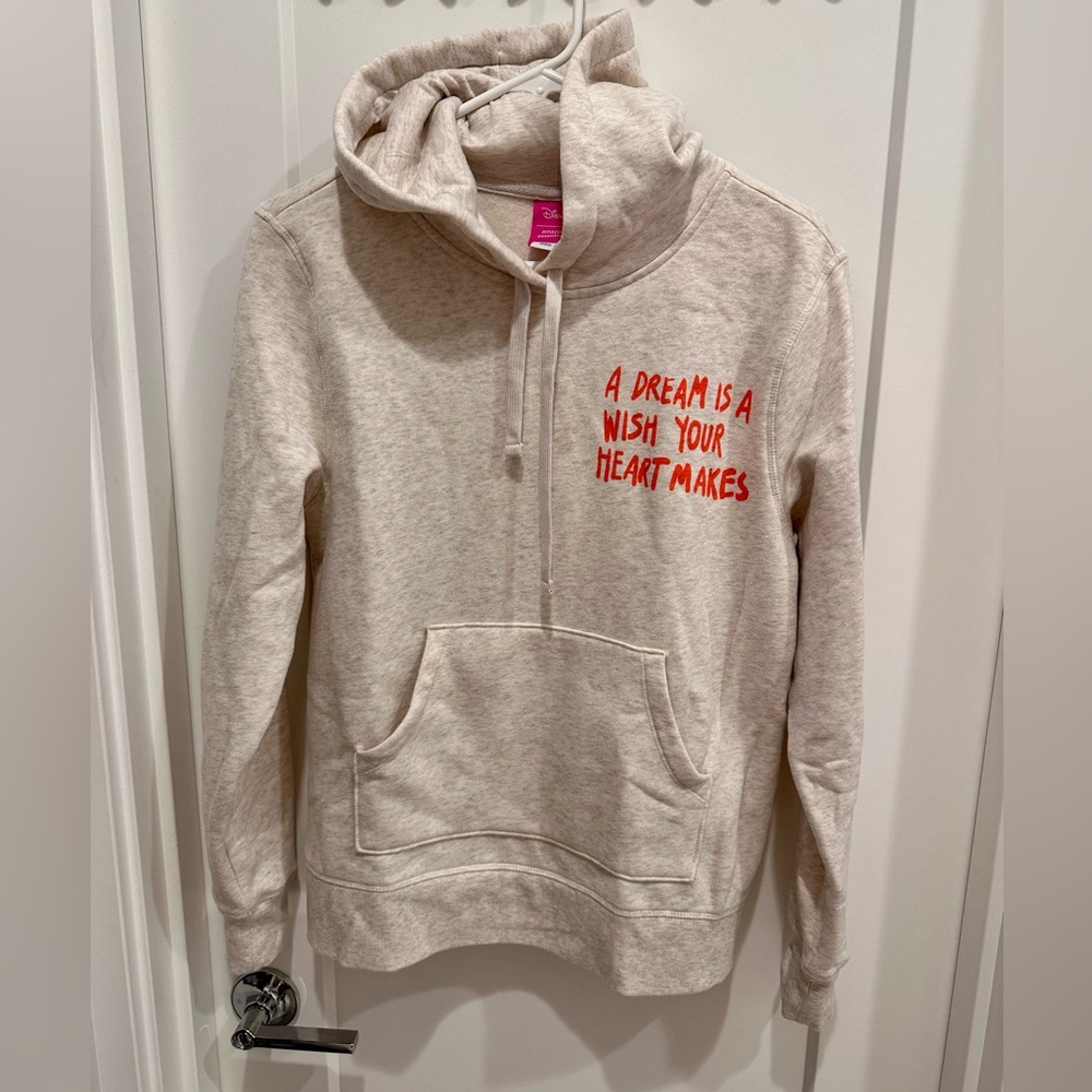 Disney hooded sweatshirt, sz M